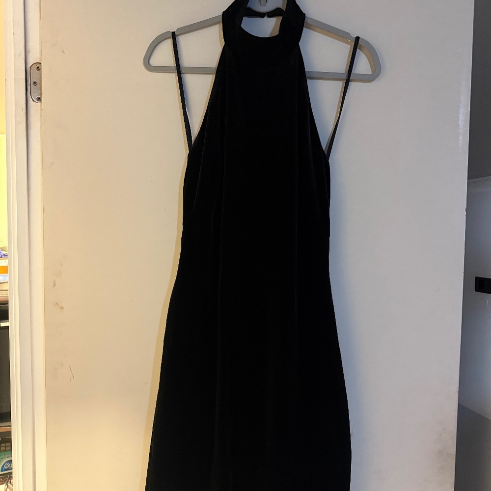 Ralph Lauren velvet halter dress